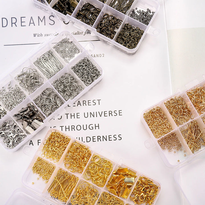 Jewelry Findings & Repair Kit with Alloy Accessories