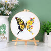 Butterfly & Flower Embroidery Kit for Beginners