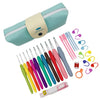 Colorful Ergonomic Crochet Hooks Set with Case