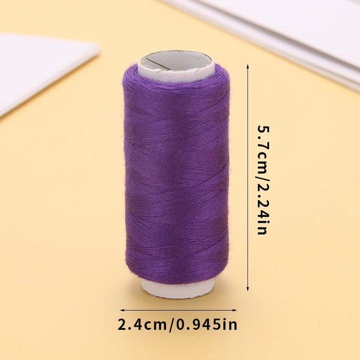 24-Color Polyester Sewing Thread Set – For Machine & Hand Use