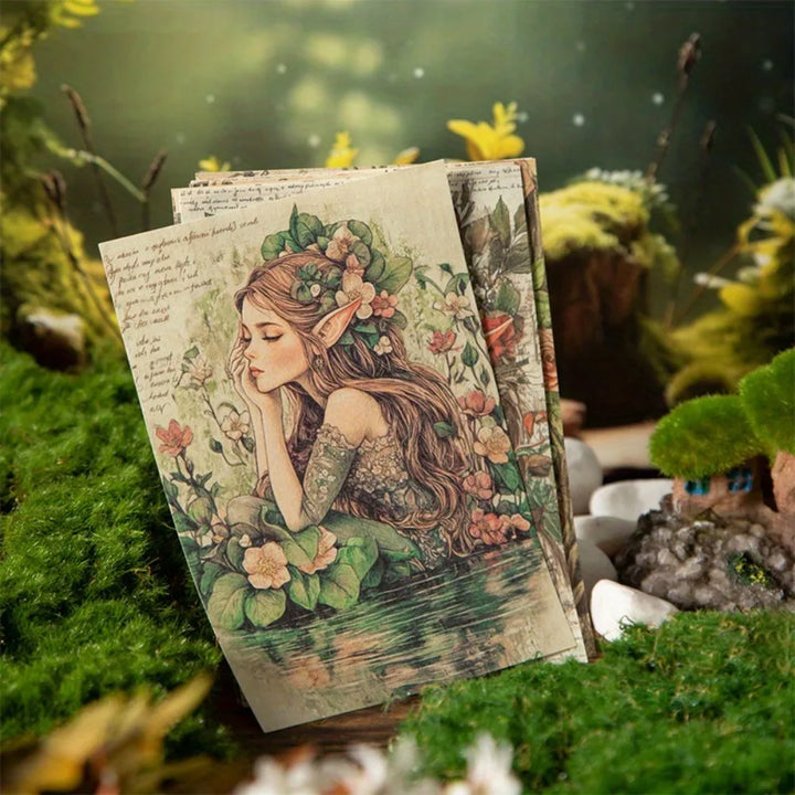 180pcs Fairy Tale Scrapbook Paper