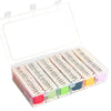 80-Color Embroidery Thread Set with Organizer Box
