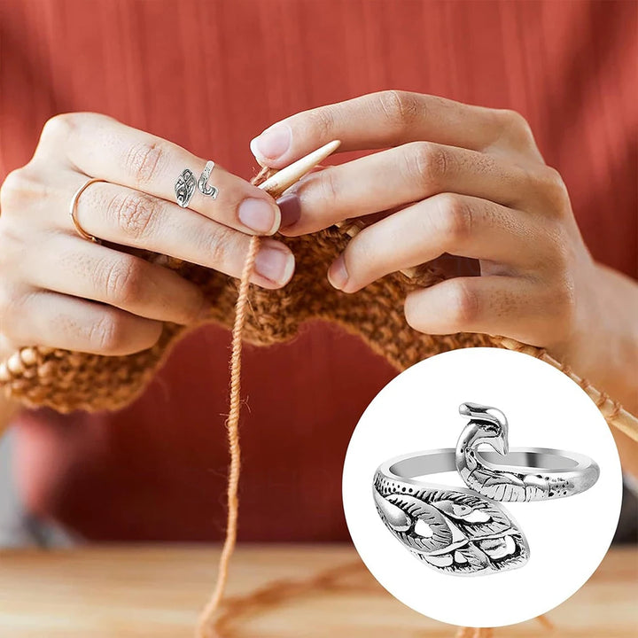 Adjustable Crochet Tension Ring – Yarn Guide Tool