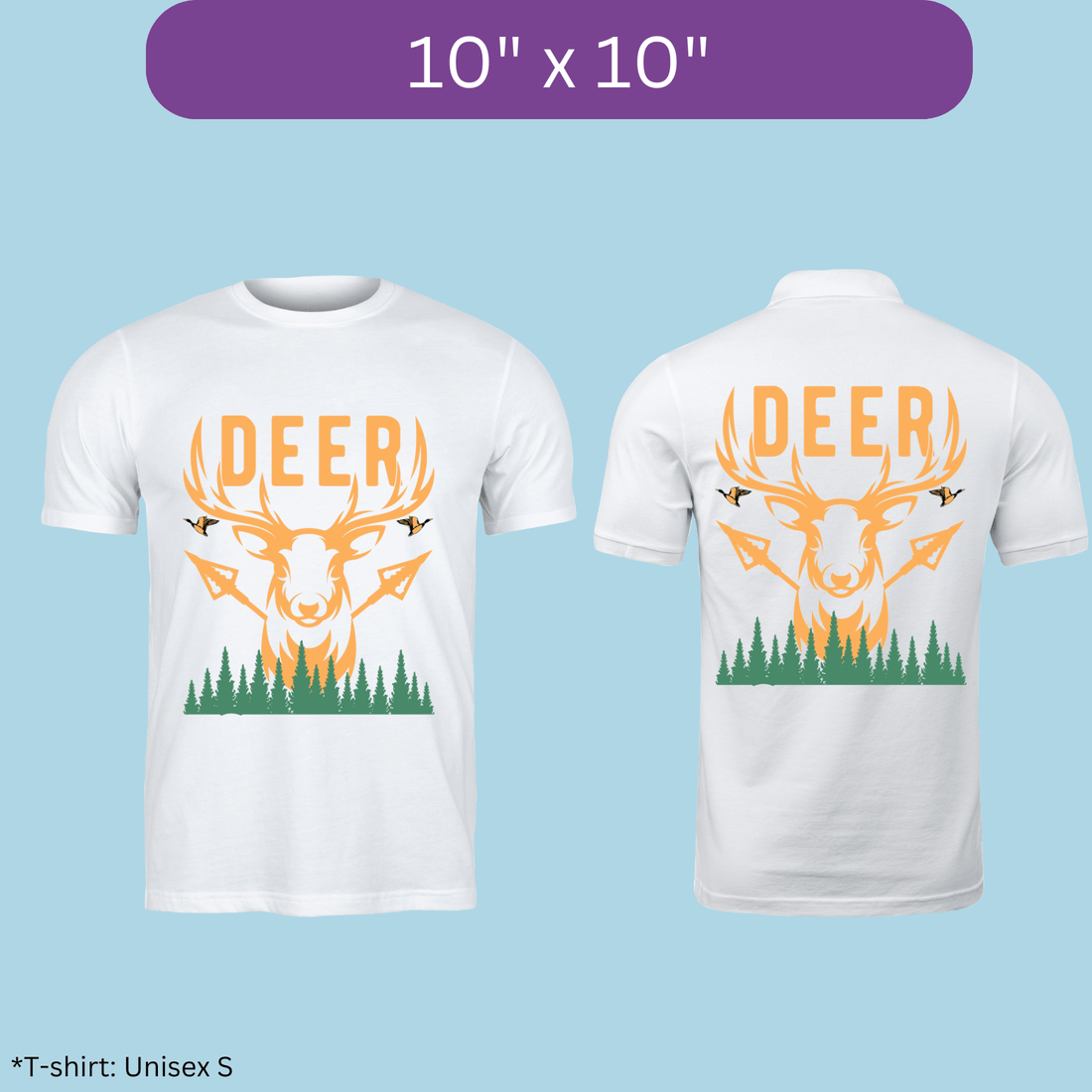 Custom DTF Transfers by Size – High-Quality Prints