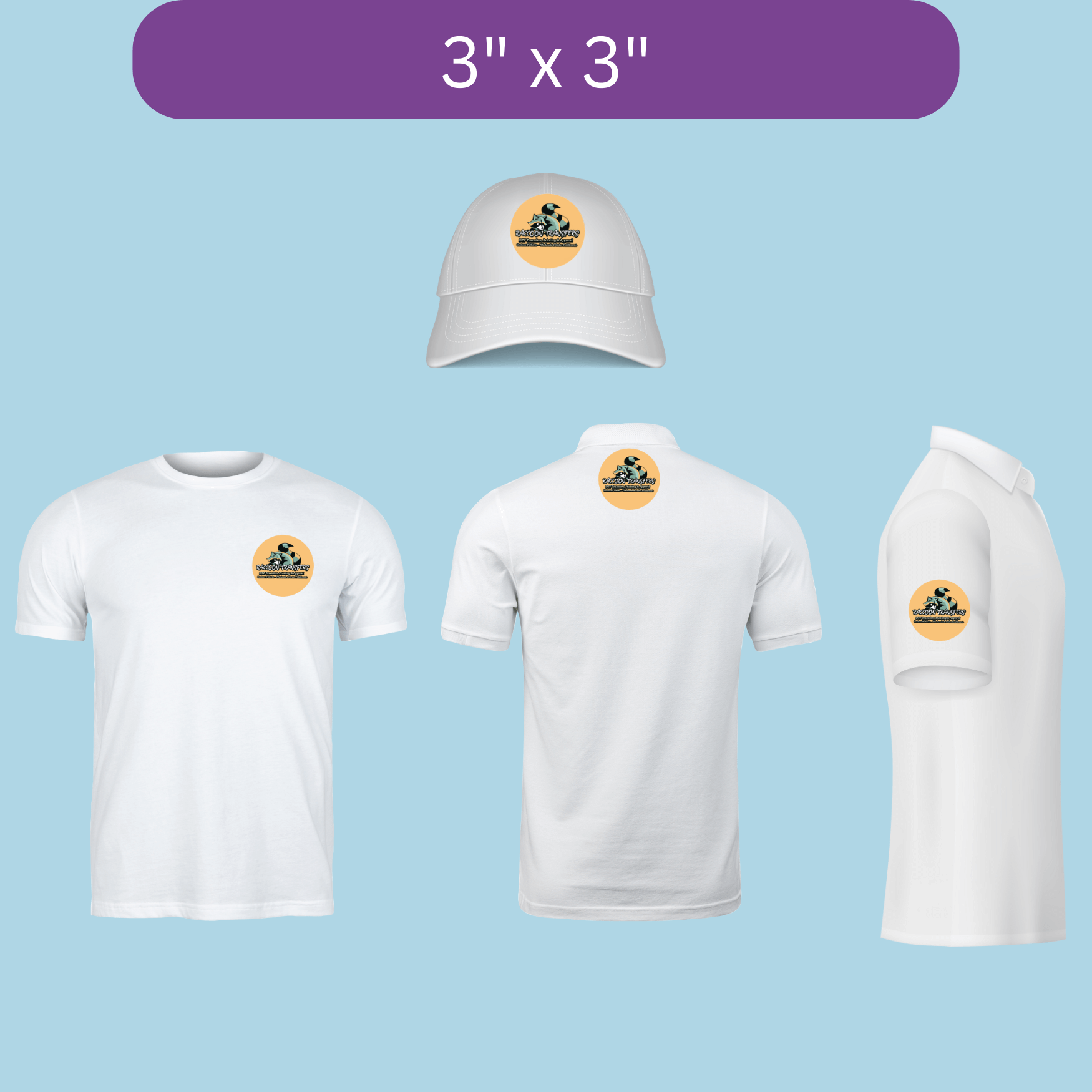 Custom DTF Transfers by Size – High-Quality Prints
