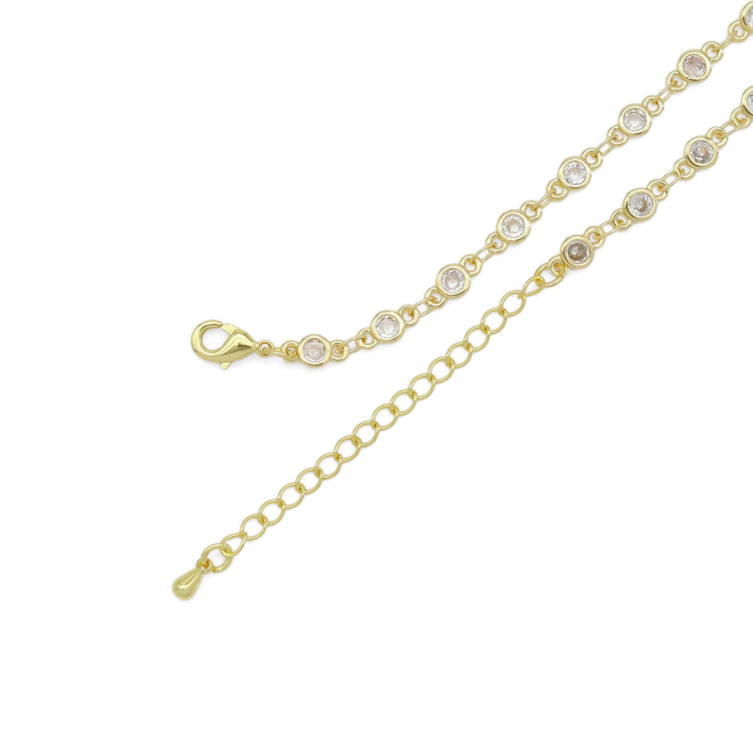 High-Quality CZ Link Chain Hand Jewelry