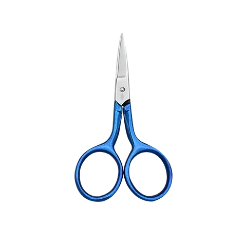 4" Large Ring Left Handed Fine Point Straight Scissors