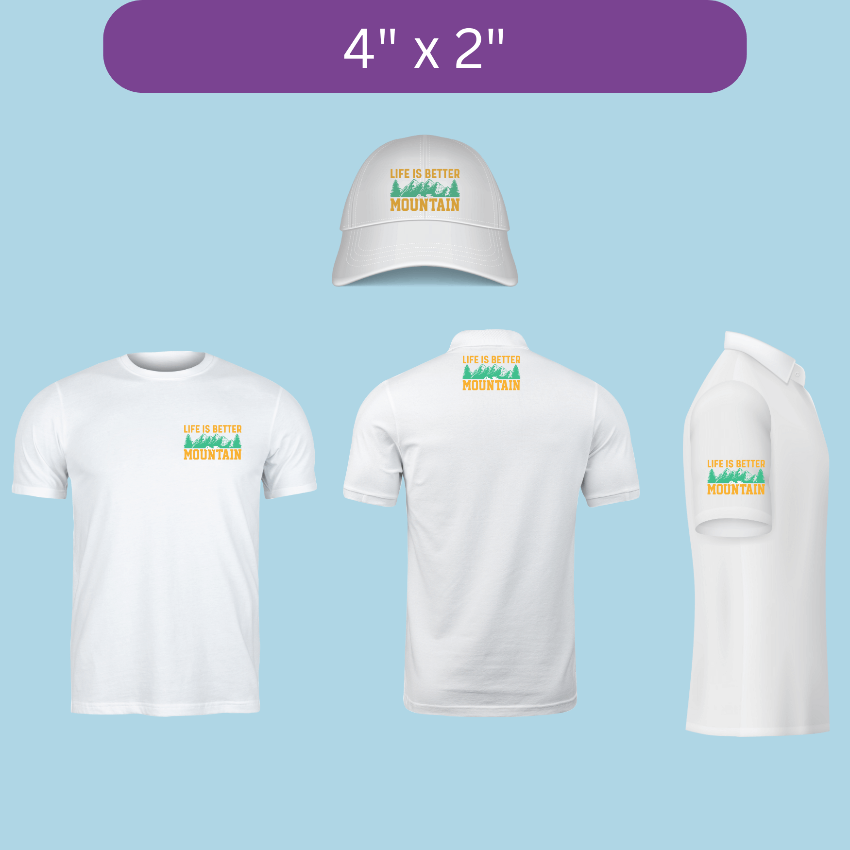 Custom DTF Transfers by Size – High-Quality Prints