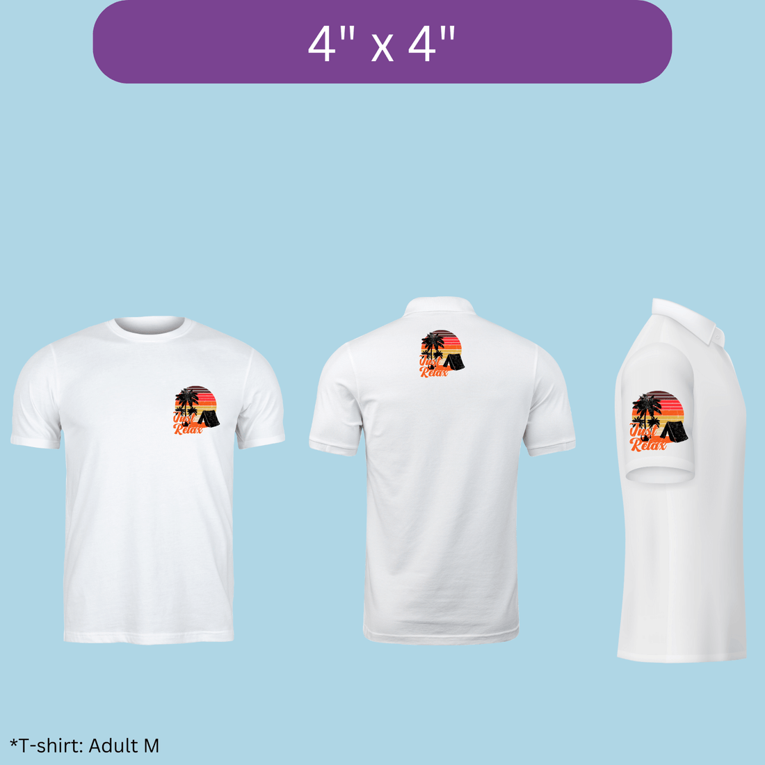 Custom DTF Transfers by Size – High-Quality Prints
