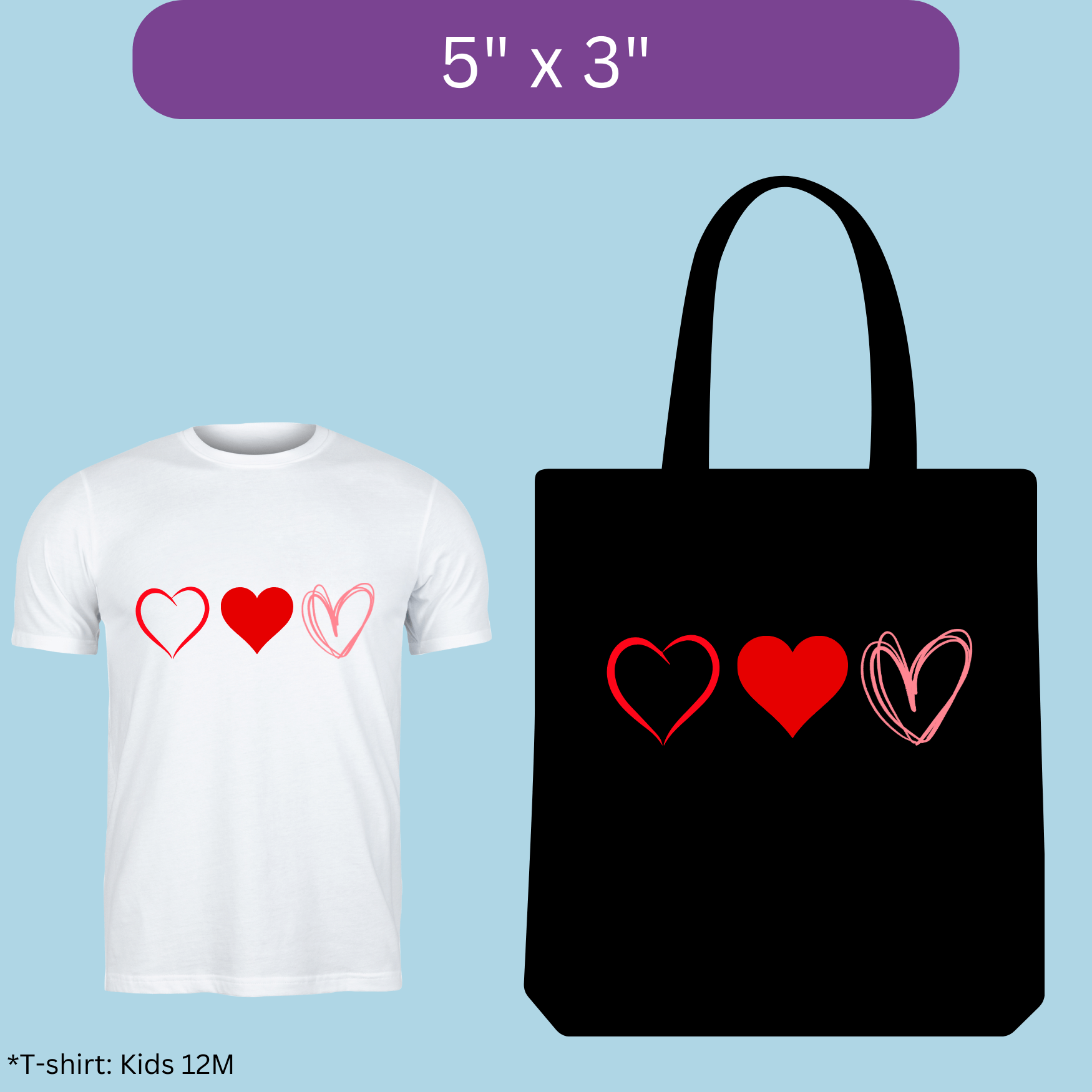 Custom DTF Transfers by Size – High-Quality Prints