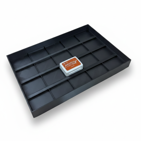 Stackable Mini Ink Pad Storage Tray – Holds 20 Pads