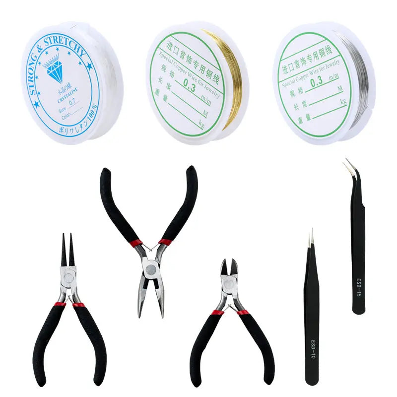 Jewelry Making Supplies Kit with Tools & Alloy Findings