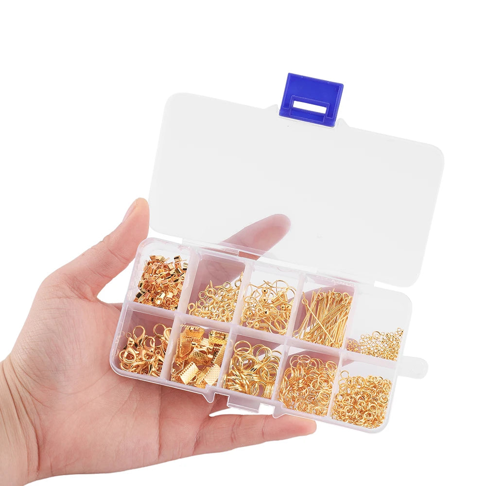 Jewelry Findings & Repair Kit with Alloy Accessories