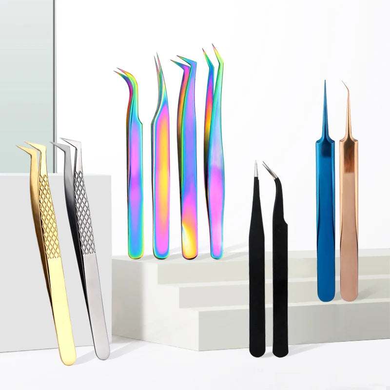 Rainbow Stainless Steel Tweezers