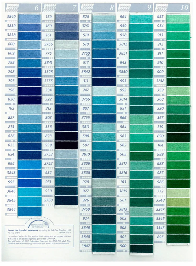 80-Color Embroidery Thread Set with Organizer Box