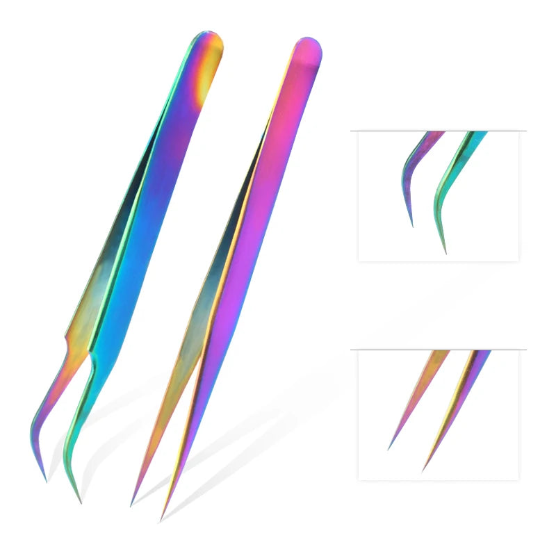 Rainbow Stainless Steel Tweezers