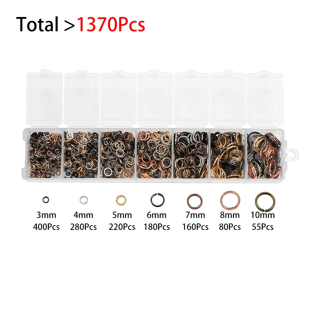 Jewelry Findings & Repair Kit with Alloy Accessories