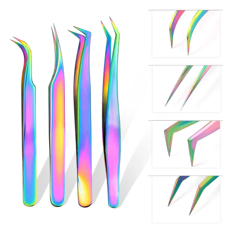 Rainbow Stainless Steel Tweezers