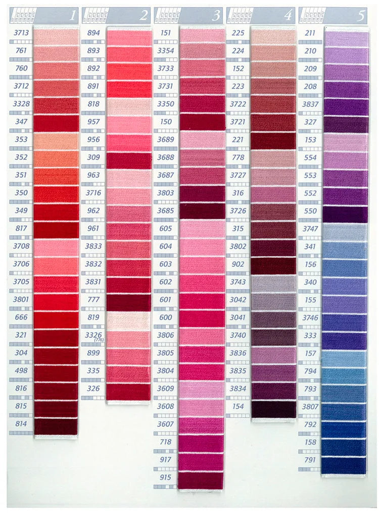 80-Color Embroidery Thread Set with Organizer Box