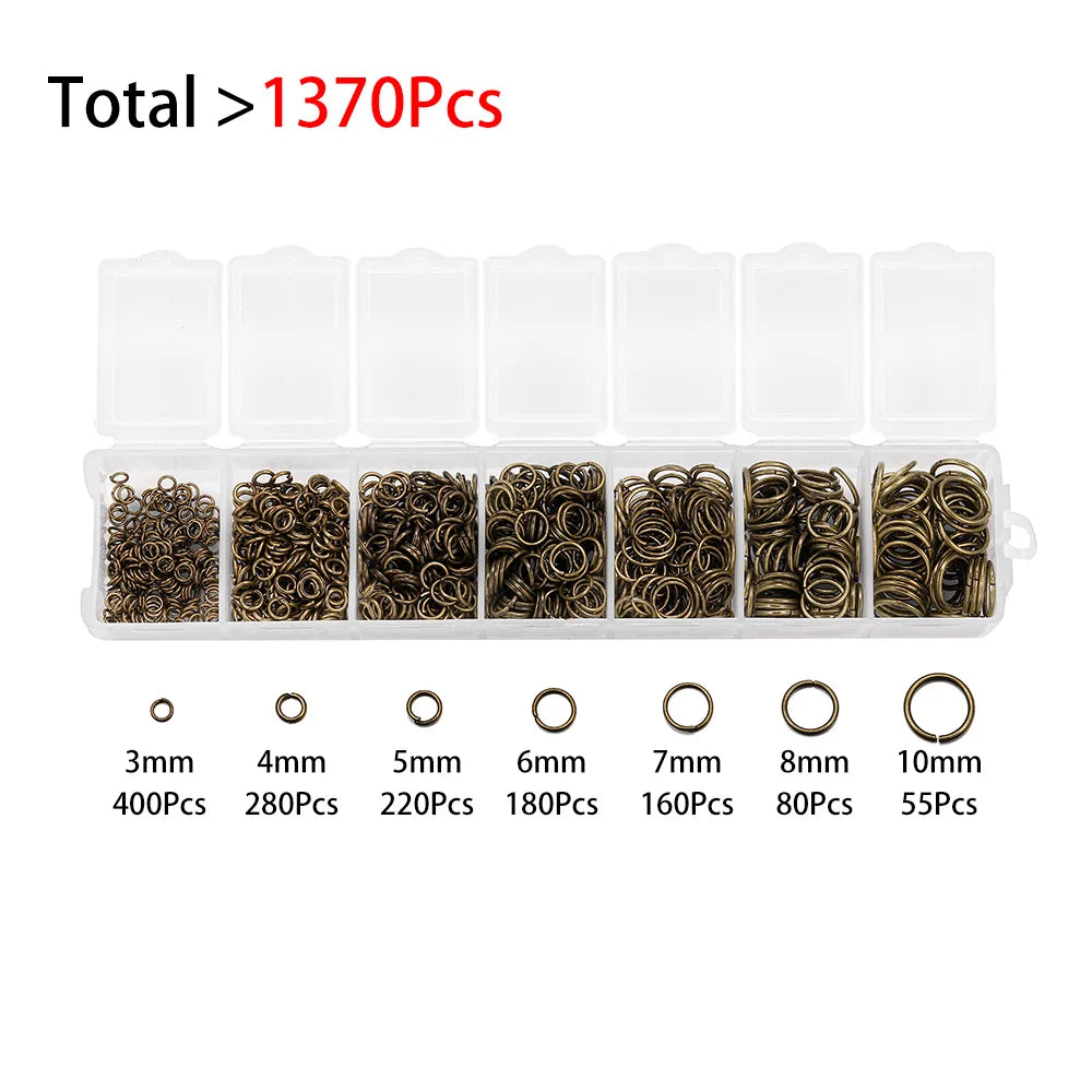 Jewelry Findings & Repair Kit with Alloy Accessories