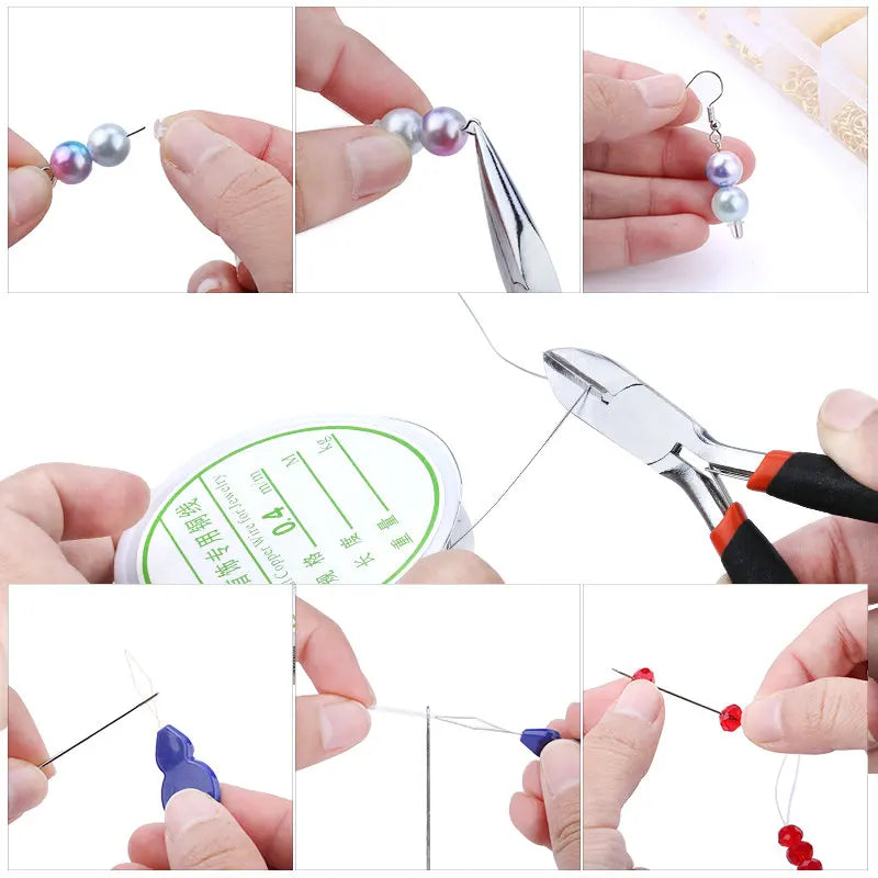 Jewelry Making Supplies Kit with Tools & Alloy Findings