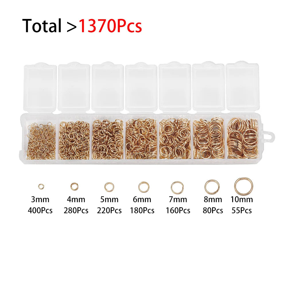 Jewelry Findings & Repair Kit with Alloy Accessories