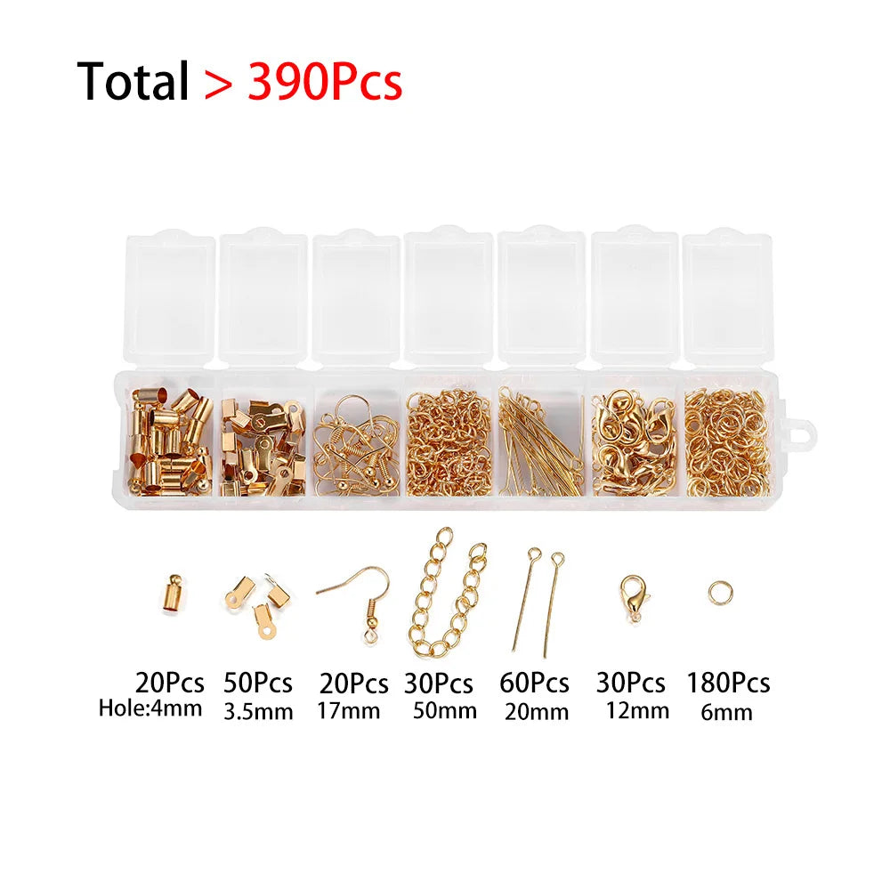 Jewelry Findings & Repair Kit with Alloy Accessories