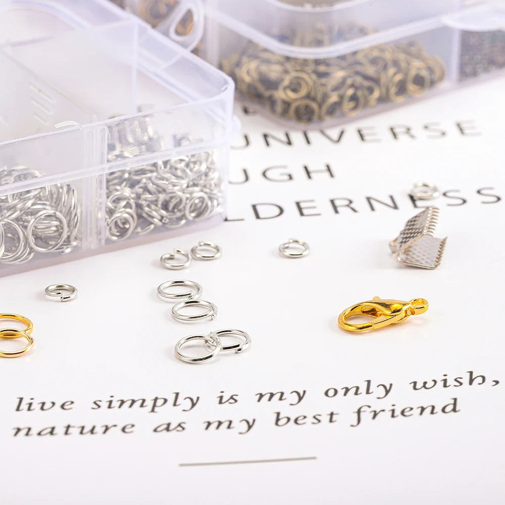 Jewelry Findings & Repair Kit with Alloy Accessories