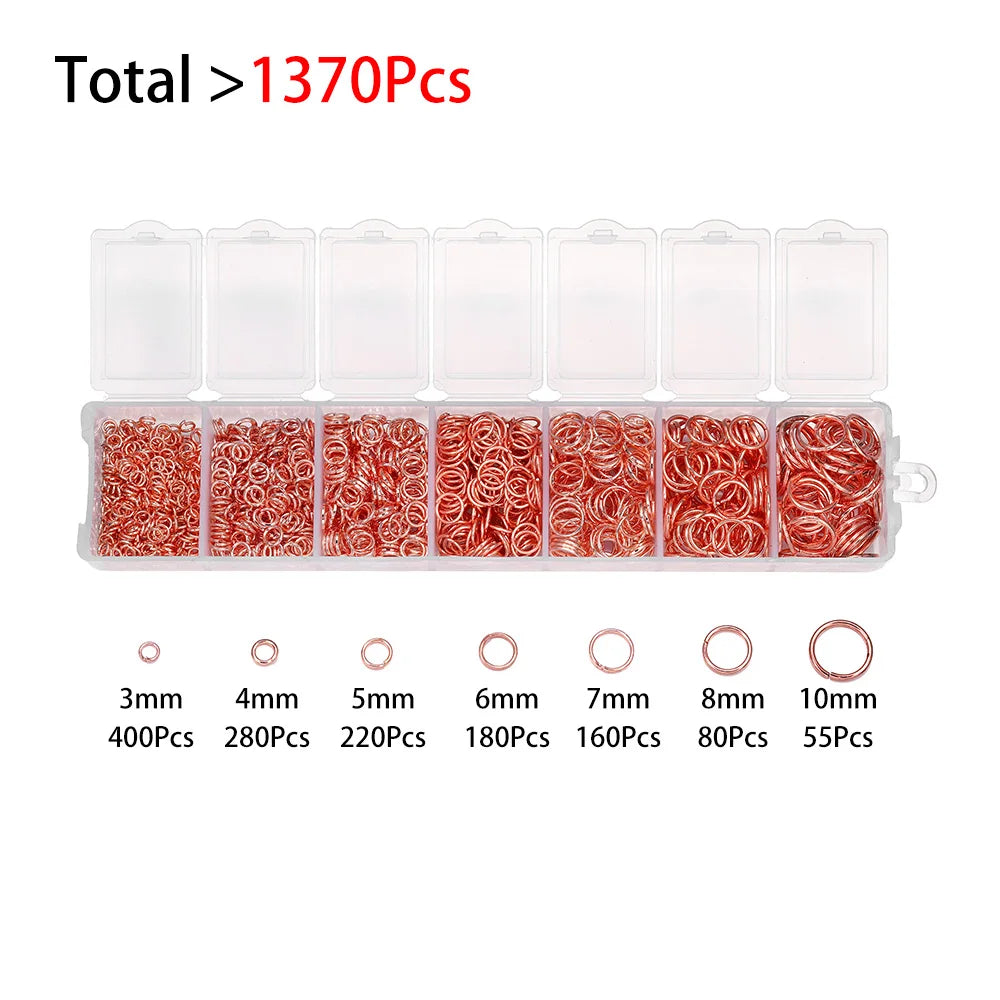 Jewelry Findings & Repair Kit with Alloy Accessories