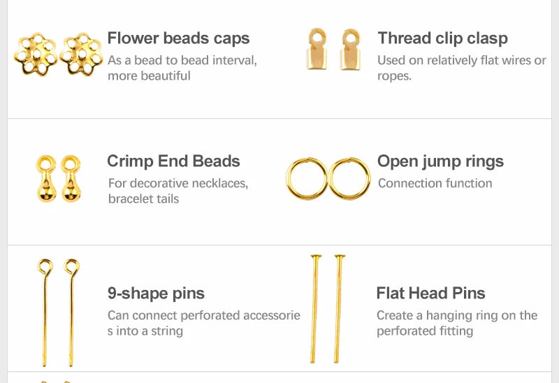 Jewelry Making Supplies Kit with Tools & Alloy Findings