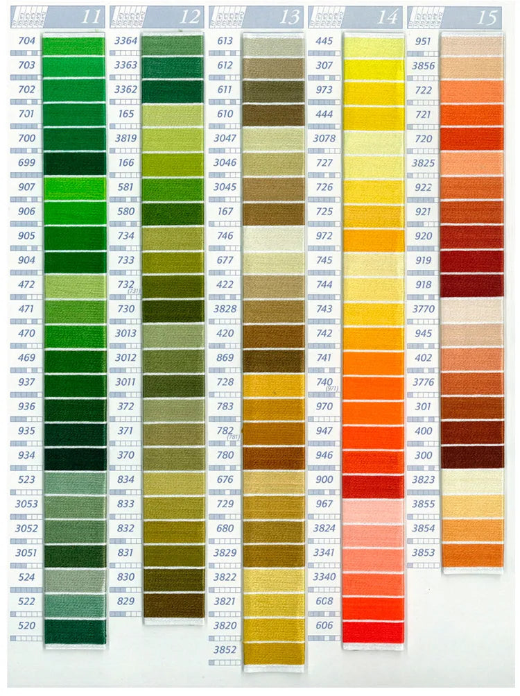 80-Color Embroidery Thread Set with Organizer Box