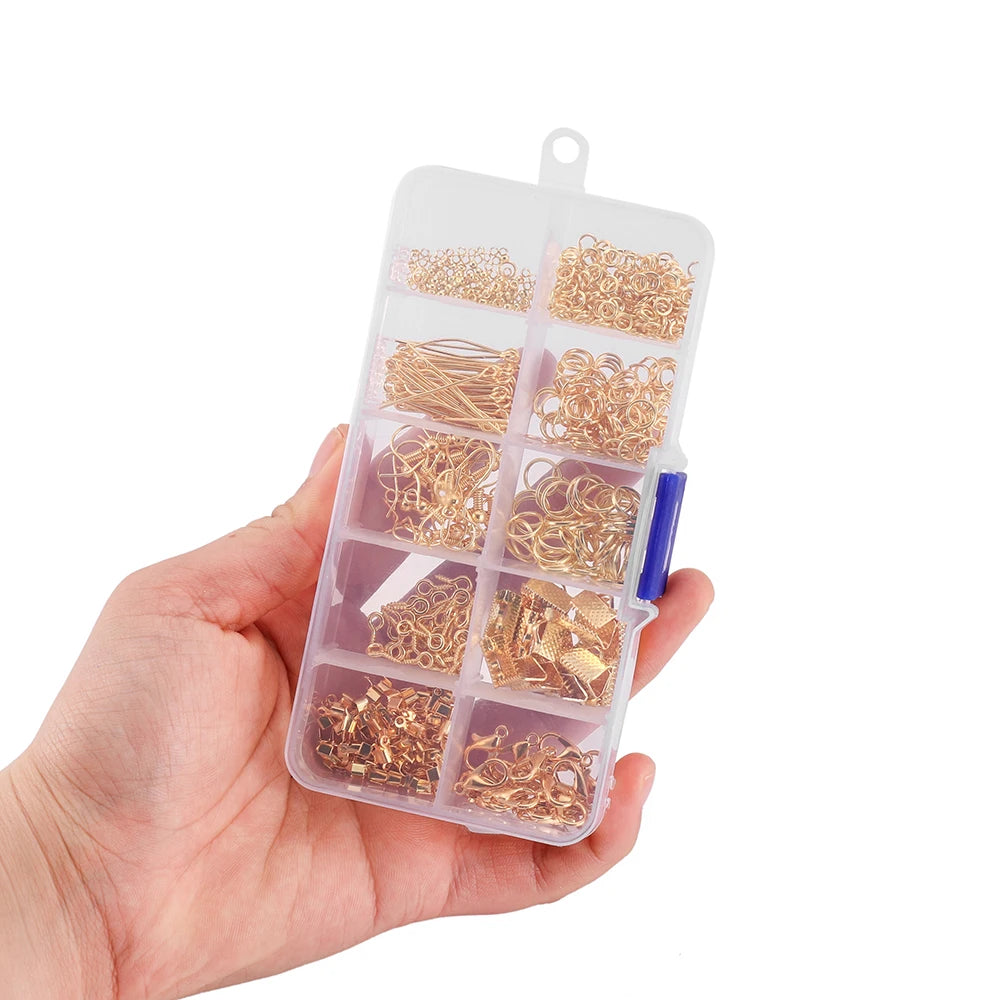 Jewelry Findings & Repair Kit with Alloy Accessories