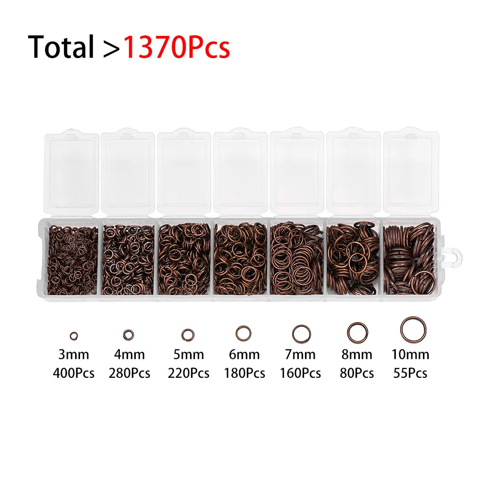 Jewelry Findings & Repair Kit with Alloy Accessories