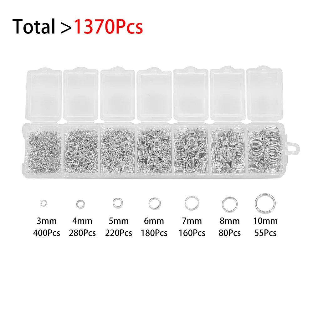 Jewelry Findings & Repair Kit with Alloy Accessories