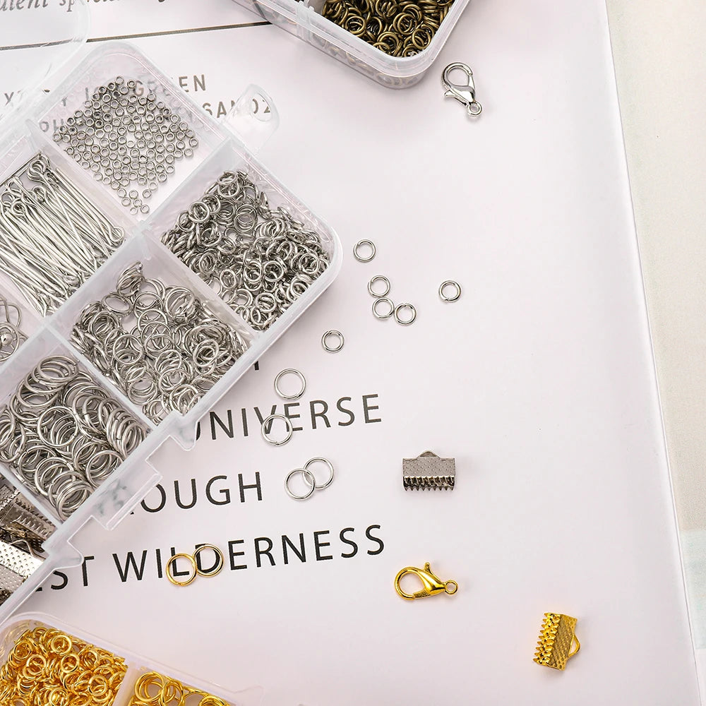 Jewelry Findings & Repair Kit with Alloy Accessories