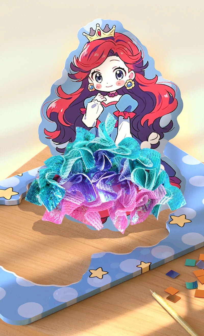 Fabric Art Frenzy DIY Dress-Up Craft Kit for Girls