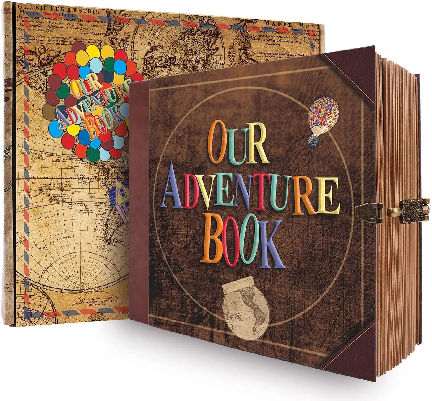 146-Page Retro DIY Scrapbook – "Our Adventure Book"