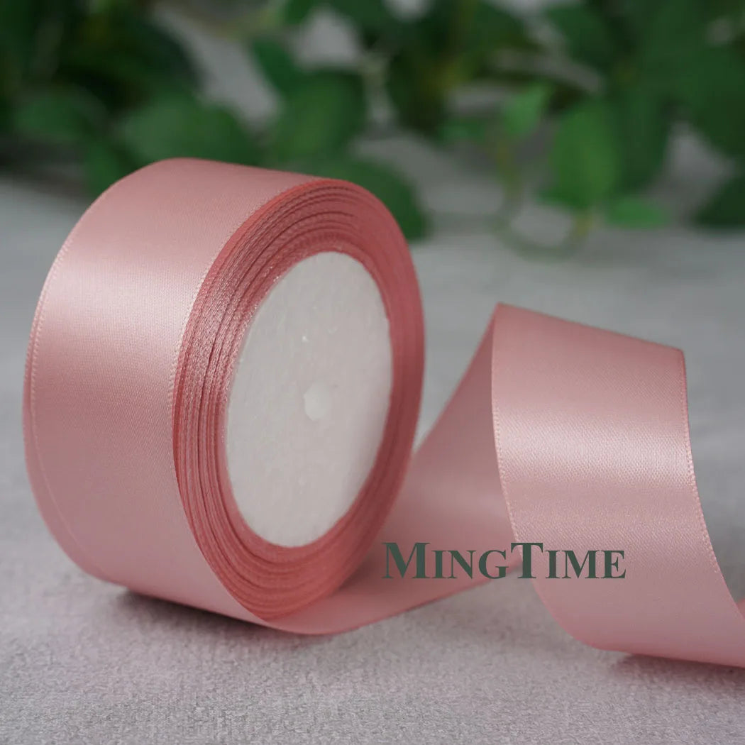 Satin Ribbon Roll – 22.8m Sage Gold for Gift Wrap & Crafts