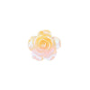 2pcs Glow-In-The-Dark 37mm Large Rose Flower Rhinestone Trim