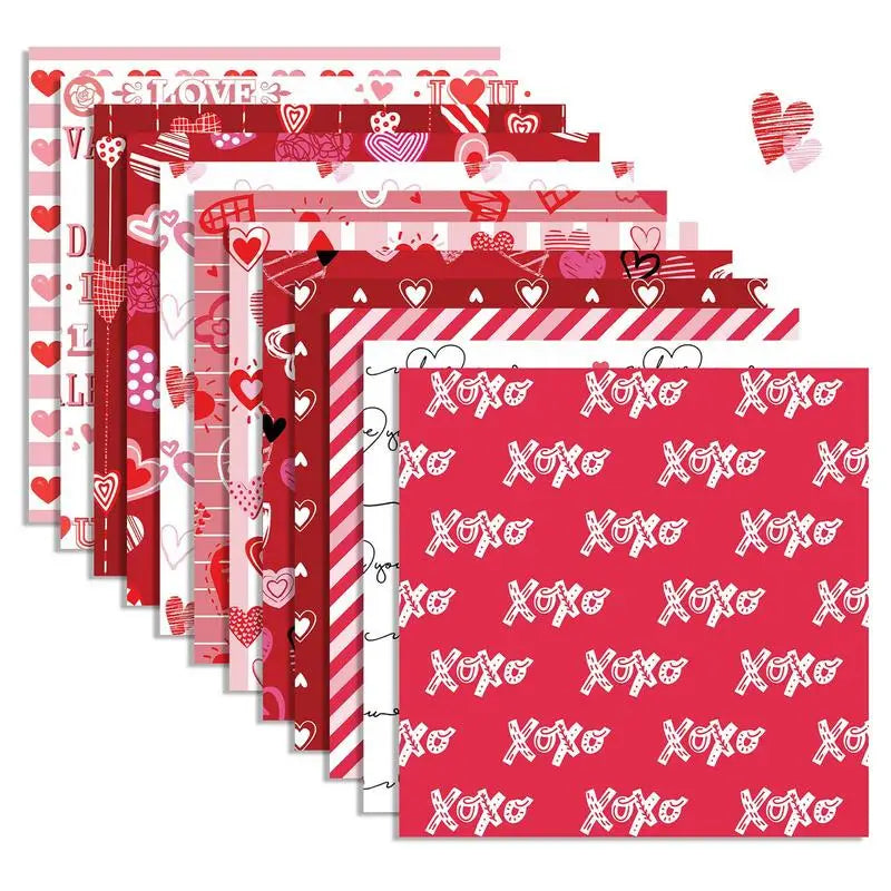 24pcs Valentine’s Day Double-Sided Scrapbook Paper
