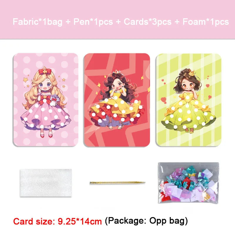 Fabric Art Frenzy DIY Dress-Up Craft Kit for Girls