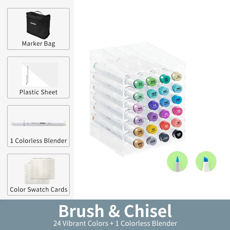 Ohuhu Honolulu Alcohol Art Marker Set