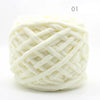 3PCS Chenille Knitting Yarn – 300g Soft Thick Cotton Blend