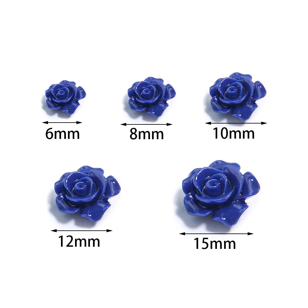 Rose Camelia Flower Beads Artificial Coral Beads