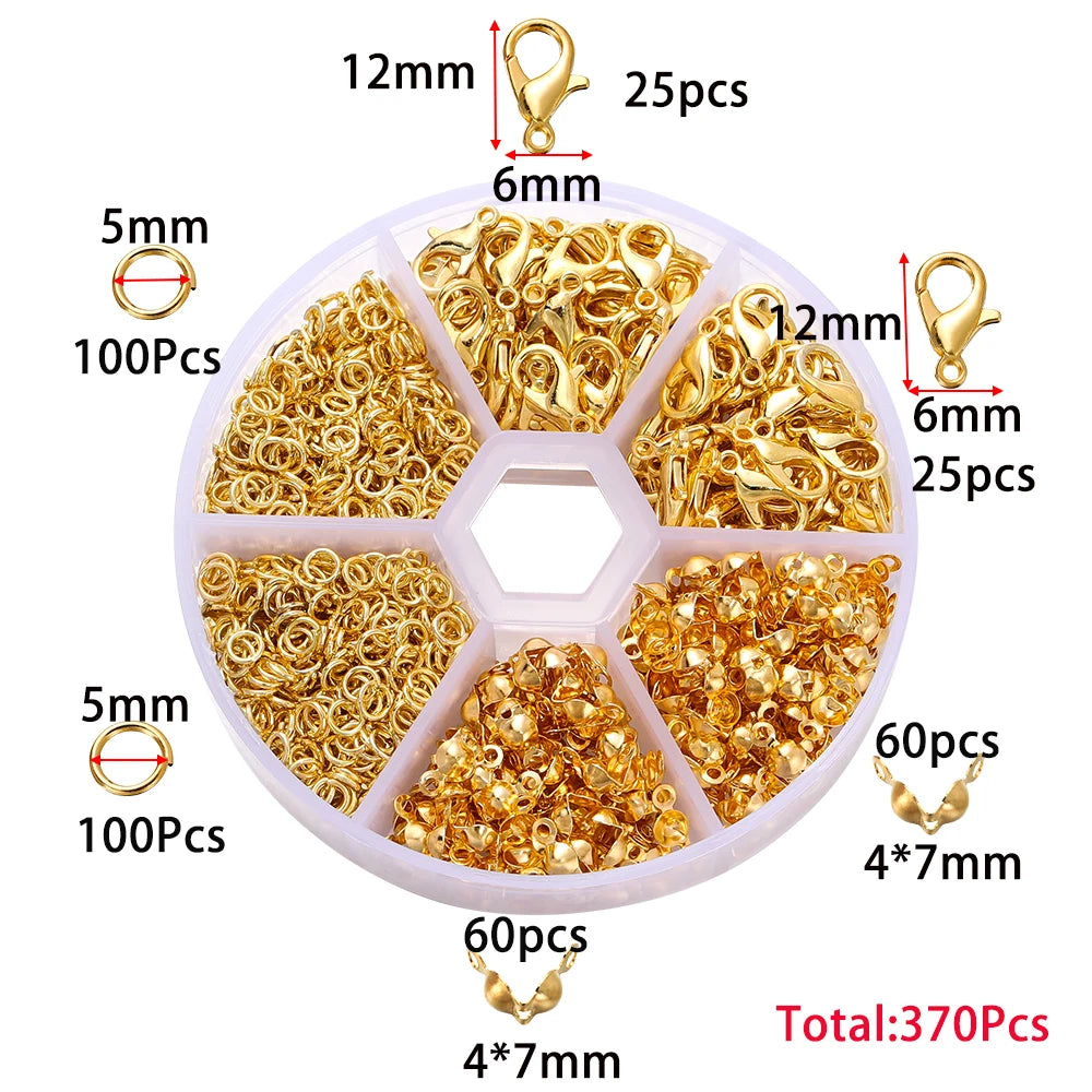 Jewelry Findings & Repair Kit with Alloy Accessories