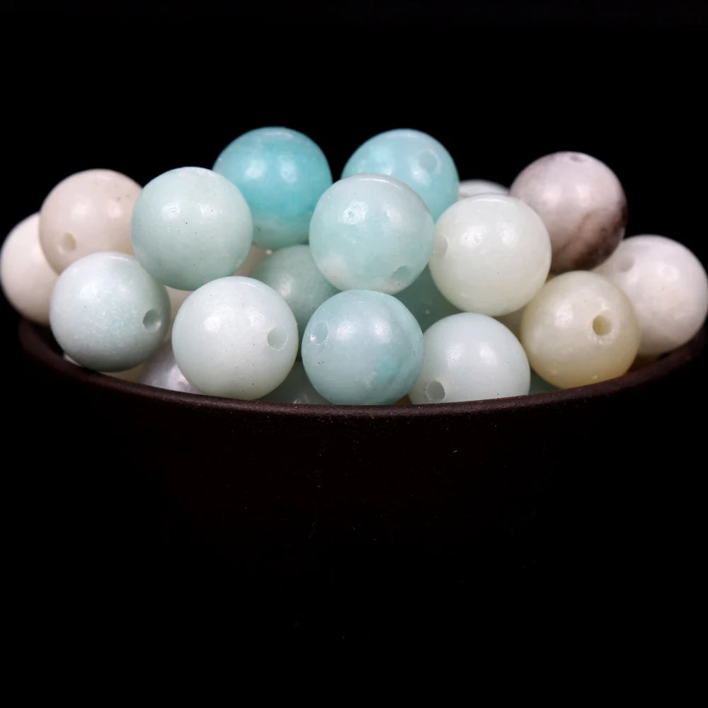 Natural Round Tiger Eye, Amazonite