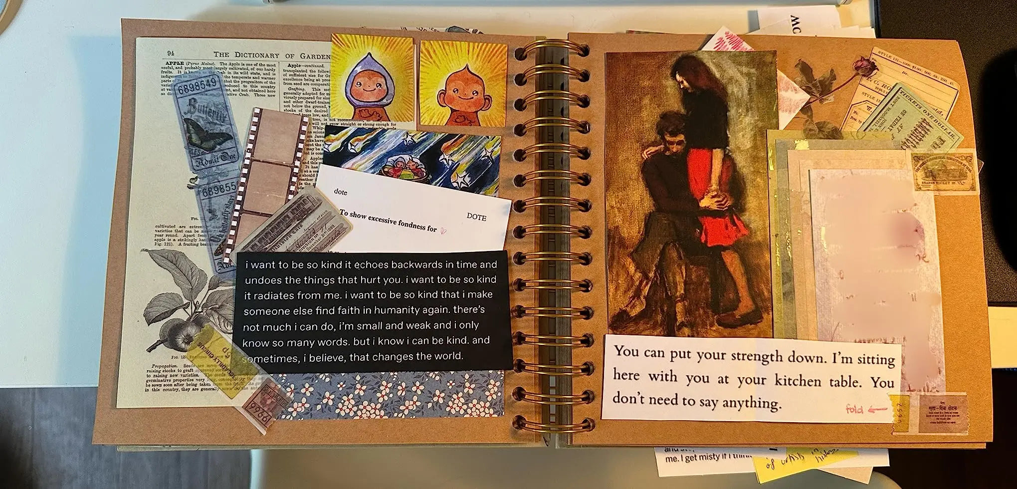 8-Inch DIY Kraft Scrapbook Album – 40 Pages