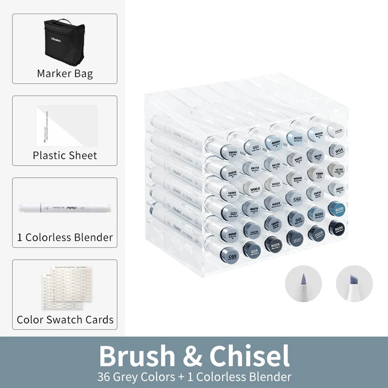 Ohuhu Honolulu Alcohol Art Marker Set