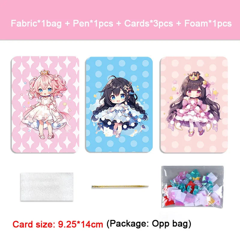 Fabric Art Frenzy DIY Dress-Up Craft Kit for Girls