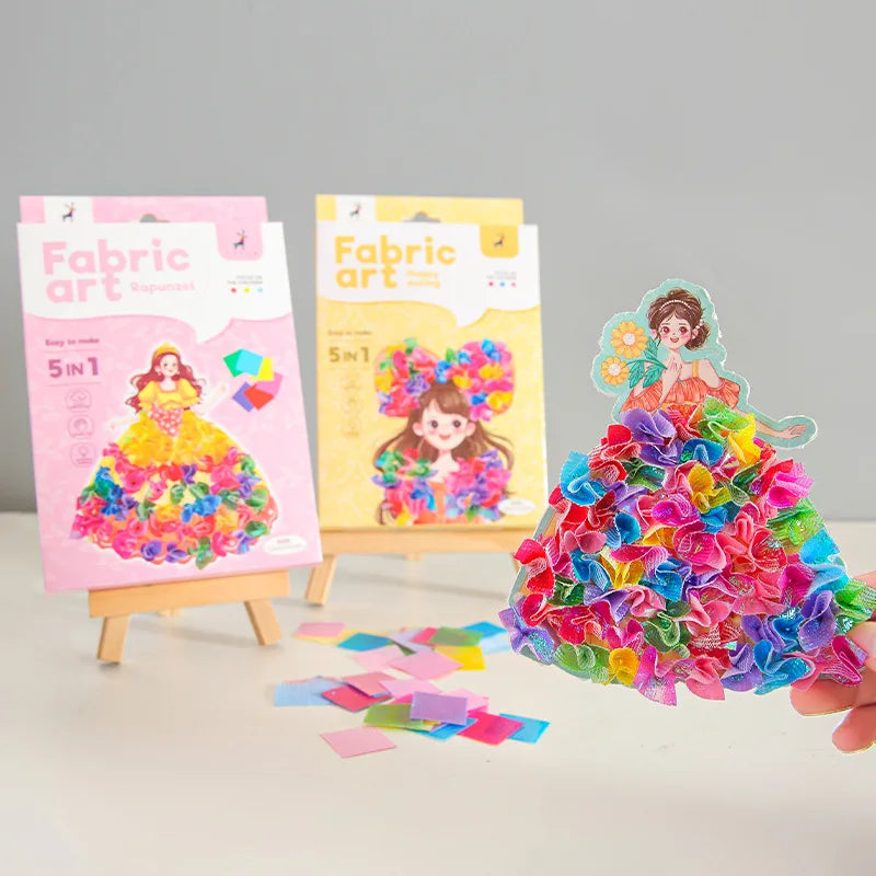 Fabric Art Frenzy DIY Dress-Up Craft Kit for Girls